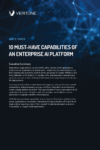 10 Must-Have Capabilities of an Enterprise AI Platform