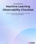 The ML Observability Checklist